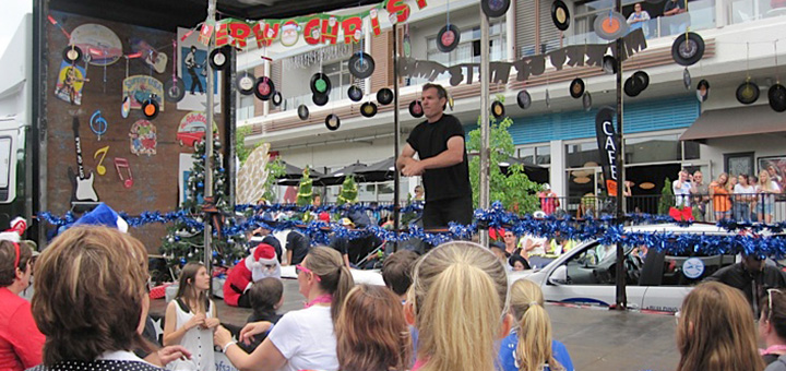 Howick Santa Parade City of Sails Float